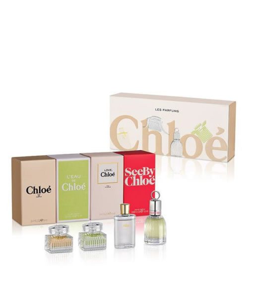 chloe 4 piece perfume set