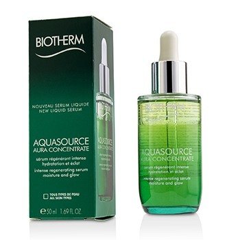 Biotherm Aquasource Aura Concentrate Intense Regenerating Serum Suitable For Sensitive Skin 50ml 1 69oz Skincare Malaysia
