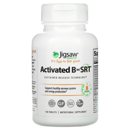 Jigsaw Health, Activated B W/SRT, 120 TabletsSingapore