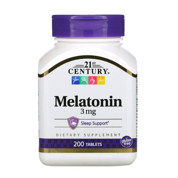 21st Century Melatonin 3 Mg 200 TabletsSingapore   18 9 