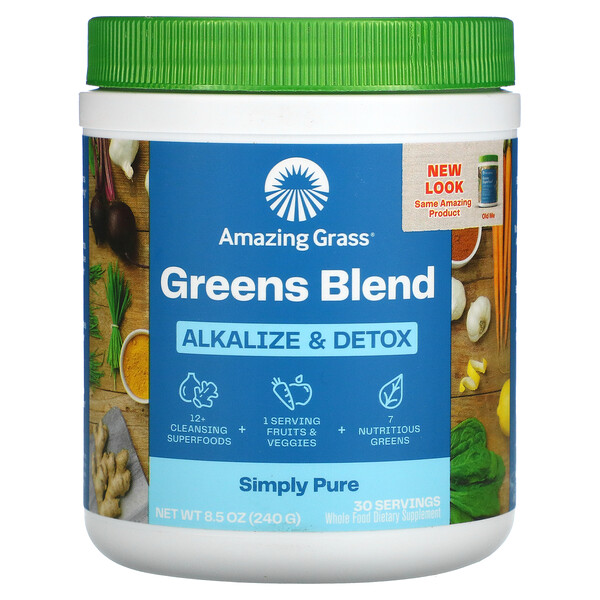 Amazing Grass Green SuperFood, Energy, Watermelon - 7.4 oz