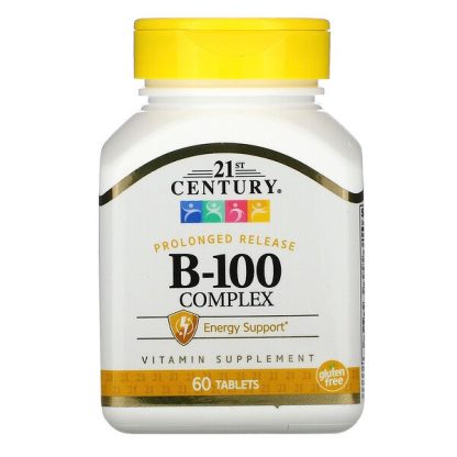 21st Century, B-100 Complex, Prolonged Release, 60 TabletsSingapore