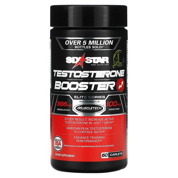 Six Star, Elite Series, Testosterone Booster, 60 CapletsSingapore