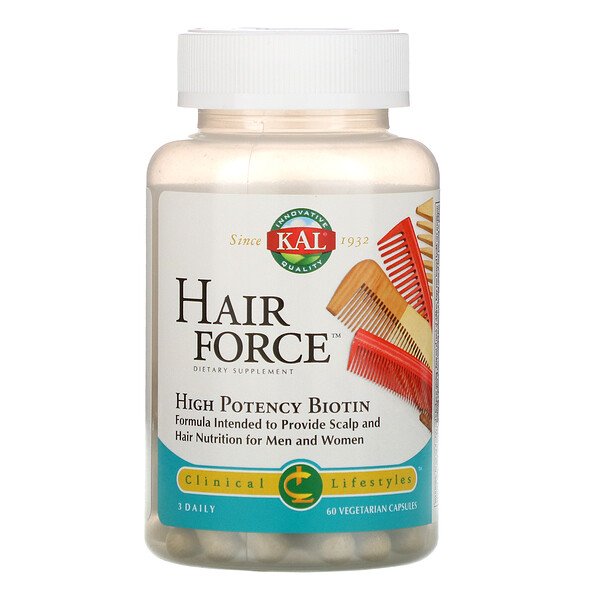 Kal Hair Force High Potency Biotin Vegetarian Capsulessingapore